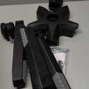 Frassie 28 Inch Heavy Duty Nylon Gaming Office Chair Base Replacement Part with 5 Casters (Grey)