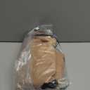 ULTCOVER Waterproof Patio Ottoman Cover Square Outdoor Side Table Furniture Covers Size 20L x 20W x 18H inch (Brown)