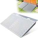 Shed Ramp 2PC, Loading Ramp for Riding Mower, 29" L x48 W, 1500 lbs Capacity, Shed Storage Ramps for Sheds, Garages, Barns, ATV, Lawnmower, Golf Cart, Sturdy Anti-Slip Ramps, Silvery 