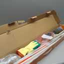 Bluesea 39 Feet Chimney Sweep Kit, Ergonomic Chimney Cleaning System with Strong Brush, Extends Up to 39 Feet, Includes 12 Flexible Chimney Rods