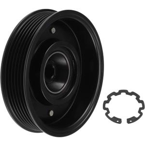 Air Conditioner AC Compressor Clutch Kit for Mercedes-Benz C230 2002-2007 for Mercedes-Benz C240 2001-2003 7SEU16C/7SEU17C Compressor 6 Groove 1 Set