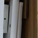 GCCSJ Washer Dryer Countertop, 54" Width x 27.5" Depth Wood Laundry Topper with Edge & Non-Slip Pads for Laundry Room Organization Storage & Clothes Folding, White