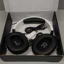 Wireless Gaming Headset with Noise Canceling Microphone for PS5, PC, PS4, 2.4G/Bluetooth Gaming Headphones with USB and Type-C Connector, Wired Mode for Controller Gamecube (White)