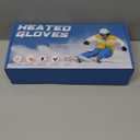 Rechargeable Heated Gloves for Men Women,7.4V Fast Heating Glove Liners, Hand Warmers Arthritis Heater Cold Winter Gloves, Snowmobile Camping Cycling Skiing Hiking Working (Large)