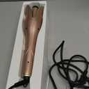 Automatic Curling Iron, 1Inch Rotating Ceramic Curling Wand w/Timer & 4 Temps, Dual Voltage Hair Curler for Fast Heating, Lasting Curls & Auto Shut-Off