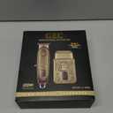 GEC Professional Men's Electric Razor & Barber Kit - Cordless Foil Shaver, Titanium T-Blades, 3-in-1 Multifunctional Trimmer for Beard, Hair, & Body Grooming  Travel-Friendly with Built-in Battery