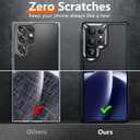 2 x Red2Fire for Samsung Galaxy S25 Ultra Case, [Military Grade Drop Protection] Heavy Duty Full Body Shockproof Protection Non-Slip Phone Case for S25 Ultra Case 6.9 inch Black