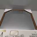 18x24 Inch Wood Wall Mount Mirror 