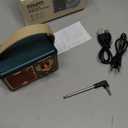 Retro Bluetooth Speaker, Wireless Mini Portable Speakers Support USB/TF Card/AUX, Vintage Radio Bluetooth Speaker for Kitchen Desk Bedroom Office Outdoor, Retro Gifts for Women Men, Green