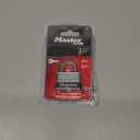 Master Lock Silver Laminated Steel Warded Padlock, Keyed Padlock for Indoor or Outdoor Use, 1-1/2-Inch Wide Body, 5/8-Inch Shackle Height, 22D