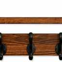 29" Coat Rack Wall Mount with Shelf, Entryway Wall Hooks with Shelf, Coat Hangers for Bathroom, Living Room, Bedroom