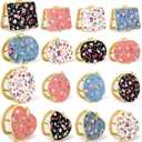 Remerry 48 Pieces Compact Mirror for Purse Small Flower Pocket Mirror Portable Floral Retro Folding Tea Party Favors Makeup Travel for Women Mother (Stylish Style)