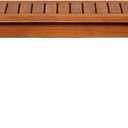 Amazonia Aster Backless Patio Eucalyptus Wood | Ideal for Outdoors and Indoors, 53", Brown Bench