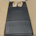 qiqee 100-Packs Black Paper Gift Bags with Handles Bulk 8.26"6"3.15" Small Size Gift Bags Multiple Uses