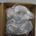 Goldenwarm 15 Pack Cabinet Hardware Modern Decorative Pulls 3'' Hole Centers Light Gold Cup Pulls for Dresser Drawers Light Brass Bin Cup Pulls Furniture Cupboard Door Hardware