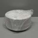 JOLLY CHEF Compostable Heavy Duty Plates [ ] Eco-Friendly Disposable White Paper Plates Made of Bagasse Biodegradable for Party Dinner Sugarcane Fibers Thanksgiving Day (125 Count (Pack of 1)