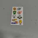 Soccer Tattoos Temporary Party Favors, Waterproof Football Tattoo Stickers for Birthday Decorations, Team Sports Gifts, Easy Remove Celebration Supplies