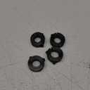 AZSSMUK 3/4" Shaft Collar Double Split Clamp-on Carbon Steel with Set Screw 4-packed