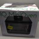 CHEF iQ MiniOven Smart Toaster Oven Air Fryer Combo, 11-in-1 Countertop Convection Oven, Bake, Broil, Air Fry, Broil, Dehydrate, 1750W, 25 Qt Capacity, Fast Cooking with Touchscreen Controls  Black