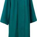 GradClassical Unisex Matte Graduation Gown Only for High School and Bachelor, Choir Robes for Church, Judge Costumes (Green)