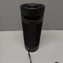 JRD 13" Tower Fan for Bedroom, 23ft/s Bladeless Desk Fan with 3 Speeds, 80 Degree Oscillating, Quiet Operation, Compact & Portable Table Fan for Bedroom Home Office Desktop (13 inch Knob, Black)