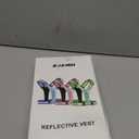 Zacro LED Reflective Vest Running Gear, 5 Lights Colors High Visibility Reflective Running Gear Rechargeable Light Up Running Vest for Walking Running Cycling, Adjustable for Men Women Kids (Blue)