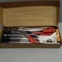 13ft Pole Saws for Tree Trimming, Lightweight Stainless Steel Tree Trimmers Long Handle Pruner, Tree Pruner Extendable, Manual Pole Cutter for Yard Garden Patios Trees Branches Cutting