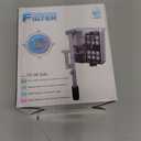 Aquarium Filter with Surface Skimmer, 15-30 Gallon Small Fish Tank Filter, Full Contact & 3 Layer Filtration, Quiet & Efficient, Waterfall Design for Increasing Oxygen, Hang on Back Filter