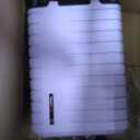 Traveler's Choice Archer Polycarbonate Hardside Spinner Luggage Set, Tie Down Straps, Purple, Carry-On 21-Inch