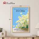 24x36 Poster Frame 2 Pack, Natural Oak Wood, Wall Gallery Picture Frame