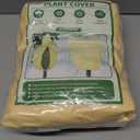 78x41inches Plant Covers Freeze Protection,4 Packs Thickened 2.82oz/ydFrost Cloth for Outdoor Plants,Winter Tree Covers with Zipper&Drawstring,Plant Blanket for Winter Plant Covers Freeze Protection (Beige)