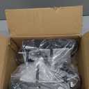 Farmhouse Wall Sconces Lamp Set of Two,Modern Industrial Wall Sconces Lighting Indoor with E26 Base Faux-Wood Color Matte Black Finish,Vintage Wall Mount Light Fixture for Bedroom Living Room Stairway