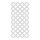 2' H x 4' W Classic White Lattice