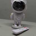 Astronaut Galaxy Projector,Space Projector,with Bluetooth Speaker and Remote Control,360 Adjustable Angle,Spaceman Star Kids Night Light, for Bedroom Ceiling Adult Birthday Valentine's Day (White)