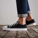 ZGR Mens Classic Casual Shoes, Lace-up Fashion Sneakers, Low Top Canvas Sneakers for Men 10.5