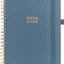 And Per Se 2026 Planner, A4 Size-Daily, Weekly & 18-Monthly Planner, Daily Schedule, Monthly Tabs, 100 GSM Thick Paper(Dark Blue)