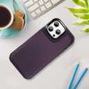 Bizzib for iPhone 16 Pro Wallt Case with Card Holder,Premium PU Leather Kickstand Card Slots Drop Protective Shockproof Rugged Cover Flip Case for Apple iPhone 16 6.3 inch, Dark Purple