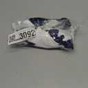 8 Inch 2 Colors Jumbo Cheerleader Bows Ponytail Holder Cheerleading Bows Hair (Navy blue/White) 12 piece