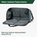 Halfday Convertible 2-in-1 Garment Duffel Weekender Bag 40L: Wrinkle-Free Travel (Hanging Suit Compartment, Shoe Pockets, Trolley Sleeve), Durable & Water-Resistant Carry-on, Coast