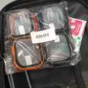 Teamoy Watch Band Storage Case Holds 12 Watch Straps, Travel Organizer Bag Compatible for All Series Apple Watch Bands or Smart Watch Bands, Black