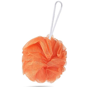 Bath Puff Orange 2 Pack