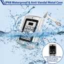 Universal Waterproof 12-24V AC/DC Metal Wired Keypad Stand Alone Access Controller for Gate Opener Operator, Garage Door Opener and Access Control Security System, Upgraded KPR2000 Keypad