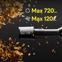 HOTO Cordless Leaf Blower, MAX 720CFM 120MPH, Electric Lightweight Leaf Blower with Battery, USB-C Fast Charging, Handheld Mini Blower for Lawn Care, Snow, Yard, Leaves, Dust