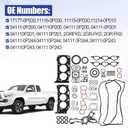 2GR-FKS Head Gasket Kit Fits for Toyota Tacoma Sienna 3.5L V6 | Fit for Toyota Tacoma 2016-2023, Fit for Toyota Sienna 2017-2020, 11214-0P010, 04111-0P244