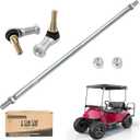 10L0L Golf Cart Tie Rod Assembly Tie Rod and End (Left and Right) Fits EZGO Gas & Electric Golf Carts Years 2001-Up (26 Inch) 70876-G02 70902-G01 70902-G02 01069-G01 01069-G02