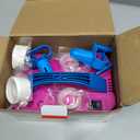 Balloon Pump Electric Party Decorations - Electric Balloon Pump for Balloon Arch Kit, Portable Dual Nozzle Balloon Inflator (Rose Red)