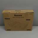 Kitsure Dish Drying Rack for Kitchen Counter, Stainless Steel Sink Organization and Storage Essentials with Cutlery Holder, Home and Appartment Decor, 12''W x 15.5''L, Black