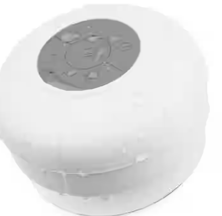 Funio Shower Speaker, Bluetooth Shower Speaker Waterproof, IPX4 Waterproof, Powerful Suction Cup, 5.0 Bluetooth, 400mAh Battery, Suitable for Playing Music/Gaming/Gift