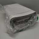 N. NETDOT 3 Pack (2 of 4 Gal & 1 of 2.6 Gal) Small Trash Can with Lid,Bathroom Garbage Can with Pop-Up Lid,Waste Basket for Bathroom,Kitchen,Bedroom,Powder Room,Craft Room,Office,College (Gray)