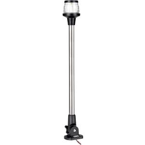 Made 3-NM LED Fold Down Boat Stern Light All Round 360 Boat Anchor Light for Pontoon and Fishing Boat, 25", 12-24V
